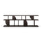 Geometric Console  option Dark Brown Teak