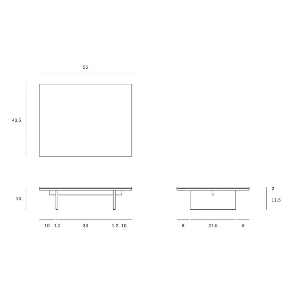 Grooves Coffee Table