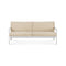 Jack Outdoor Aluminum 2 Seater Sofa  option Natural