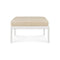 Jack Outdoor Aluminum Footstool  option Natural