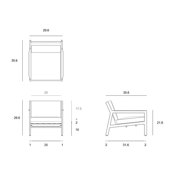 Jack Outdoor Aluminum Lounge Chair