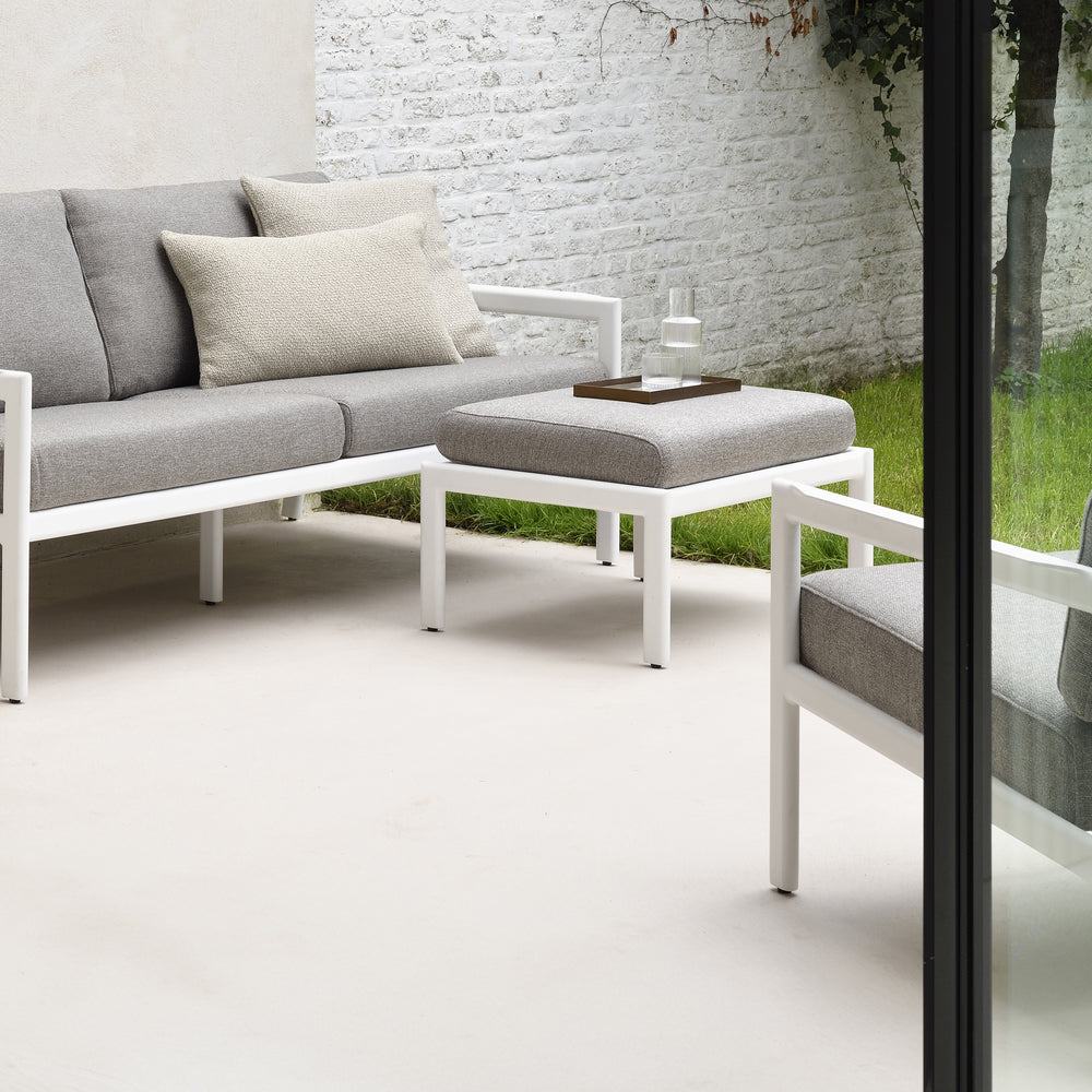 Jack Outdoor Aluminum Lounge Chair