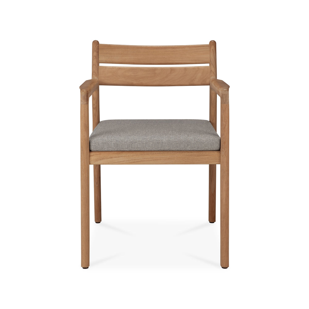 Jack Outdoor Upholstered Dining Arm Chair