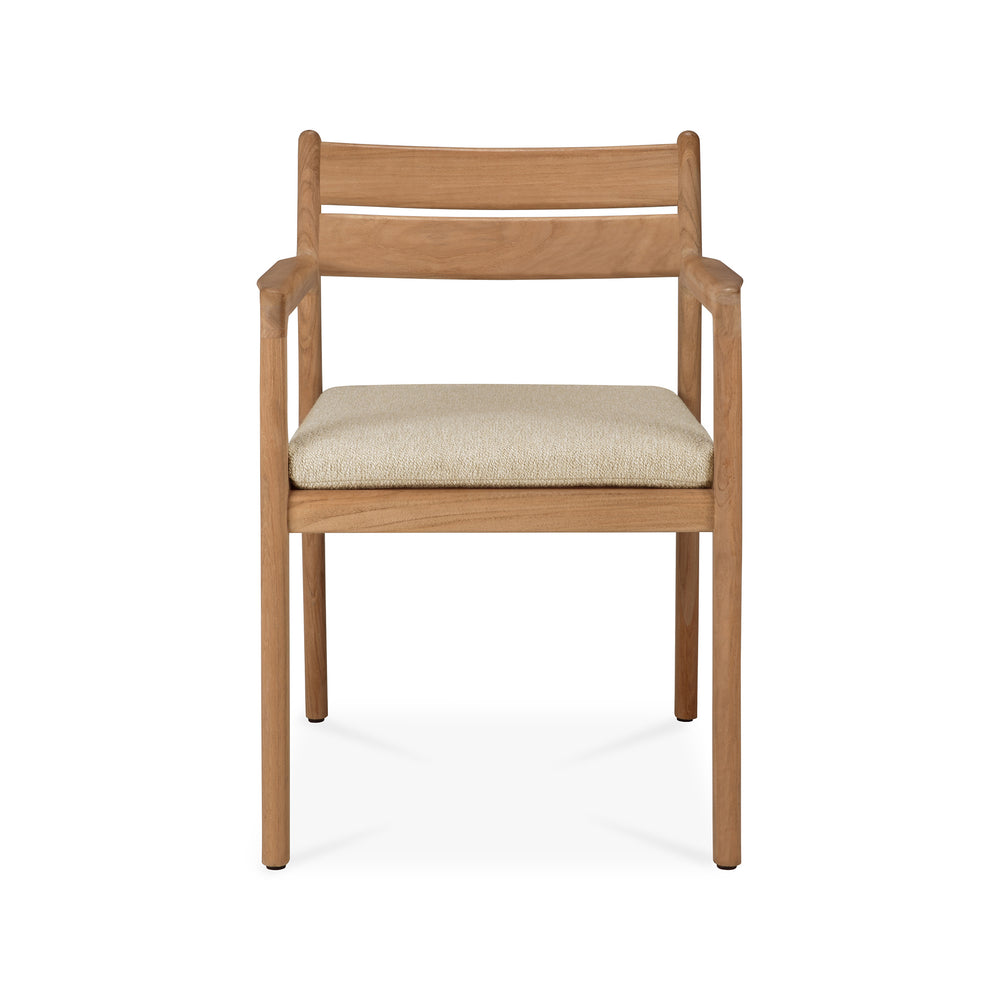 Jack Outdoor Upholstered Dining Arm Chair