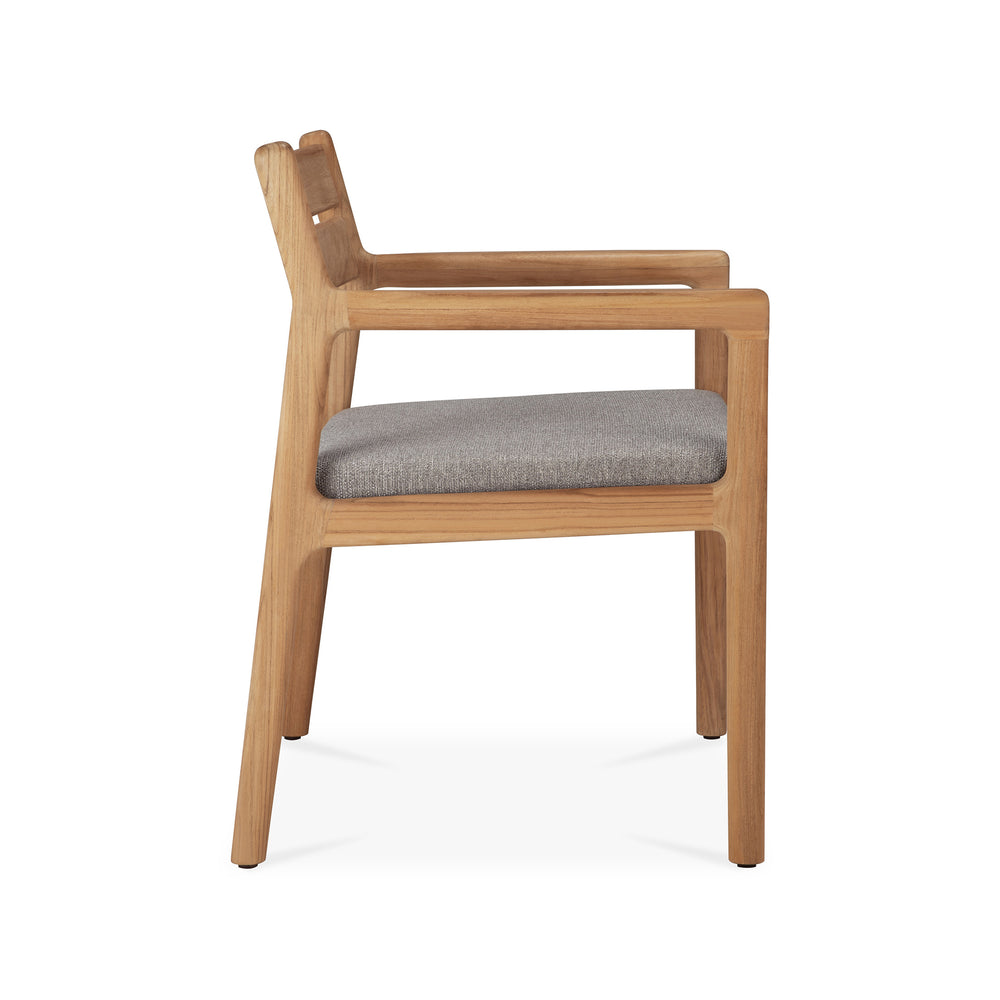 Jack Outdoor Upholstered Dining Arm Chair