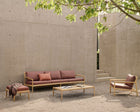 Jack Outdoor Upholstered Footstool