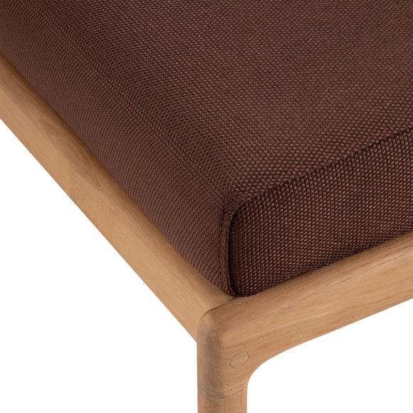 Jack Outdoor Upholstered Footstool