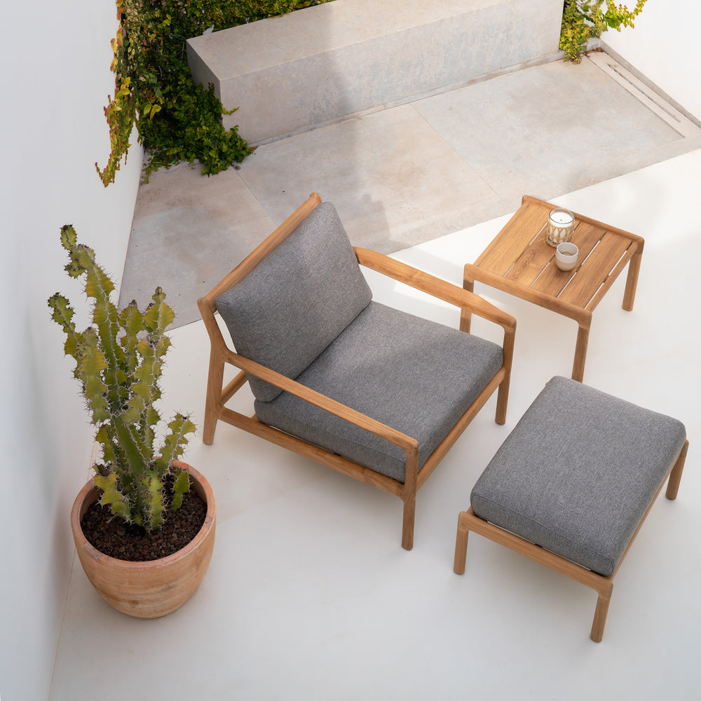 Jack Outdoor Lounge Chair and Ottoman
