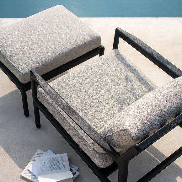 Ethnicraft Jack Outdoor Lounge Chair and Ottoman - 2Modern
