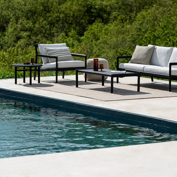エスニックラタン Ethnicraft Jack Outdoor Lounge Chair and Ottoman - 2Modern