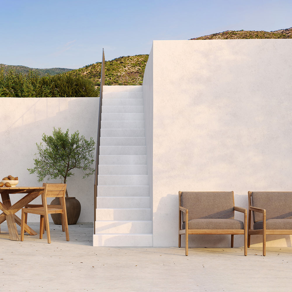 Jack Outdoor Lounge Chair and Ottoman