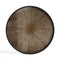 Large Tray Round Coffee Table Set  option Bronze Slice