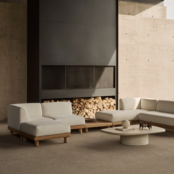 Monocle Outdoor End Modular Sofa