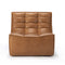 N701 - 1 Seater Sofa Module  option Old Saddle Leather