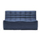 N701 - 2 Seater Sofa Module  option Blue Standard Fabric