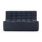 N701 - 2 Seater Sofa Module  option Graphite Eco Fabric