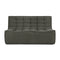 N701 - 2 Seater Sofa Module  option Moss Eco Fabric
