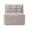 N701 - 2 Seater Sofa Module  option Beige Standard Fabric