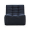 N701 - 2 Seater Sofa Module  option Graphite Eco Fabric