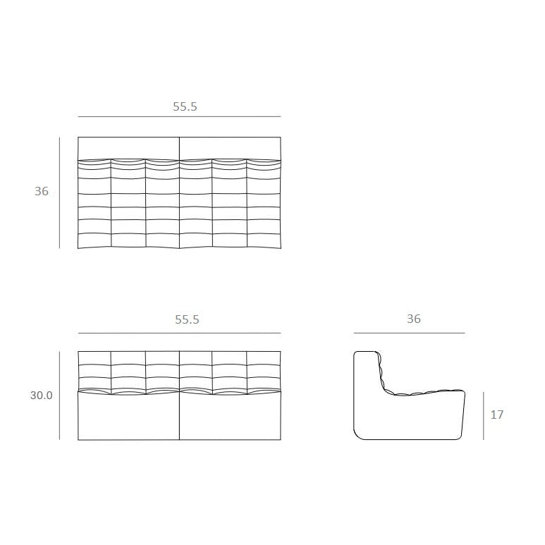 N701 - 2 Seater Sofa Module