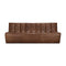 N701 - 3 Seater Sofa Module  option Chestnut Leather