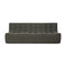 N701 - 3 Seater Sofa Module  option Moss Eco Fabric