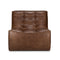 N701 - 3 Seater Sofa Module  option Chestnut Leather