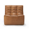 N701 - 3 Seater Sofa Module  option Old Saddle Leather