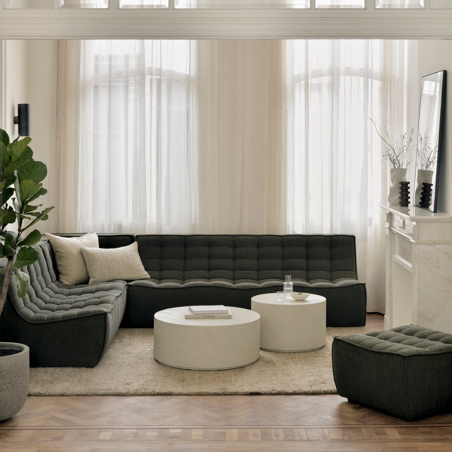 Ethnicraft N701 - 3 Seater Sofa Module - 2Modern