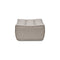 N701 Footstool Sofa Module  option Ecru Eco Fabric