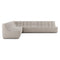 N701 Modular Sofa with Square Corner, No. 4  option Beige Standard Fabric