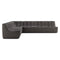 N701 Modular Sofa with Square Corner, No. 4  option Dark Grey Standard Fabric