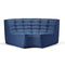 N701 Round Corner Sofa Module  option Blue Standard Fabric
