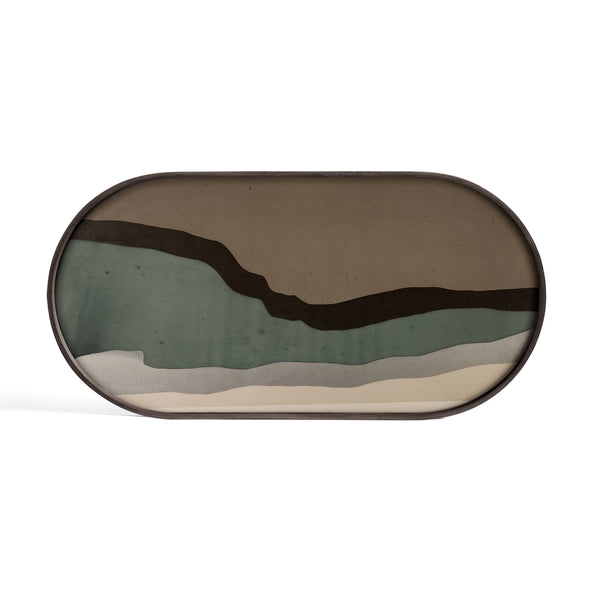Oblong Glass Tray