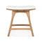 Osso Outdoor Stool  option Off White