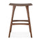 Osso Stool  option Brown Teak / Varnished