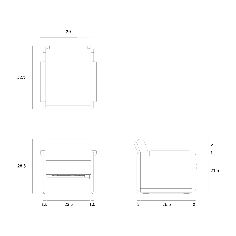 Panel Lounge Chair