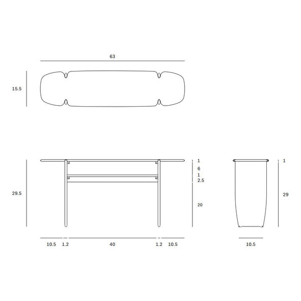 Ethnicraft PI Console Table - 2Modern