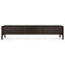 PI TV Cupboard  option Varnished Dark Brown Teak