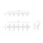 PI Wall Coat Rack