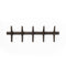 PI Wall Coat Rack  option Dark Brown Mahogany