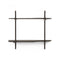 PI Wall Mounted Desk  option Mahogany Dark Brown