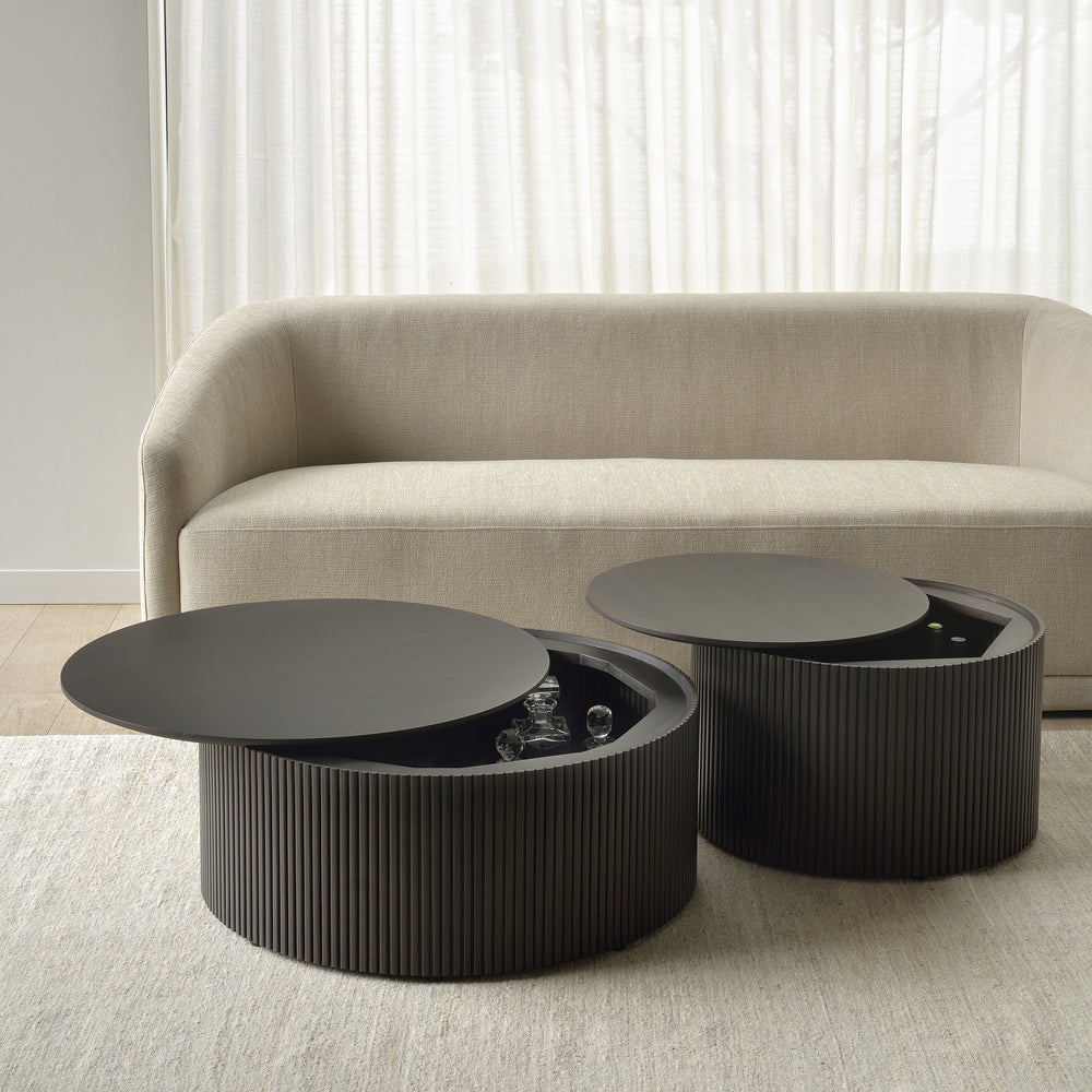 Roller Max Round Storage Coffee Table