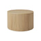 Roller Max Round Storage Coffee Table  option Oak