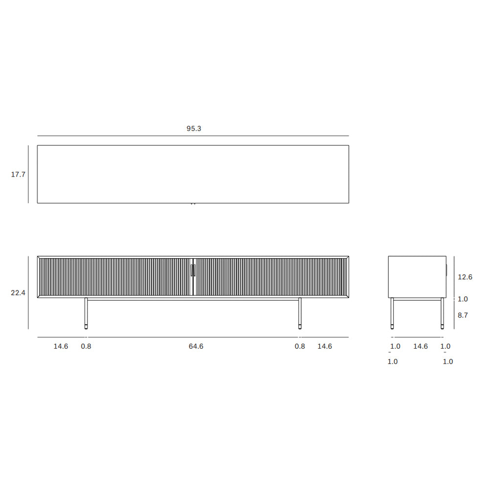 Roller Max TV Cupboard