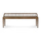 Spindle Bench  option Reclaimed Teak