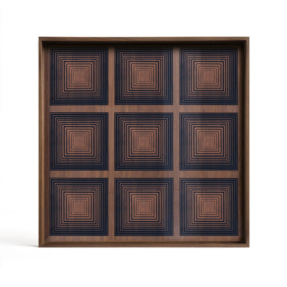 Square Glass Tray