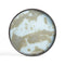 Tray Round Side Table  option Small Mist Gold Organic