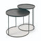 Tray Round Side Table Set  option Table Only