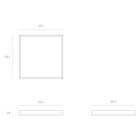 Tray Square Coffee Table Set